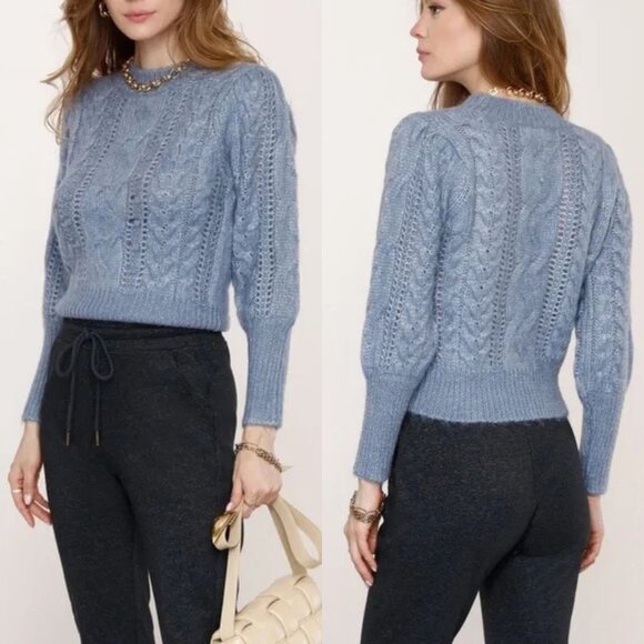 Heartloom Claire Cable Knit Sweater Size Small 2061 - Picture 1 of 8